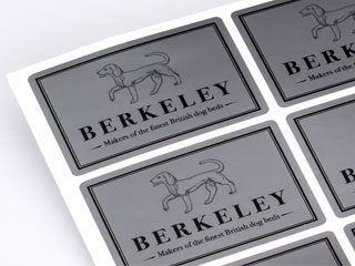 Silver Metallic Sticky Labels With a Satin Finish Classy Yet Striking